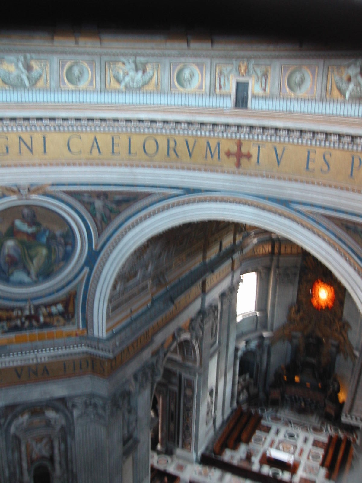 Near base of dome, looking down