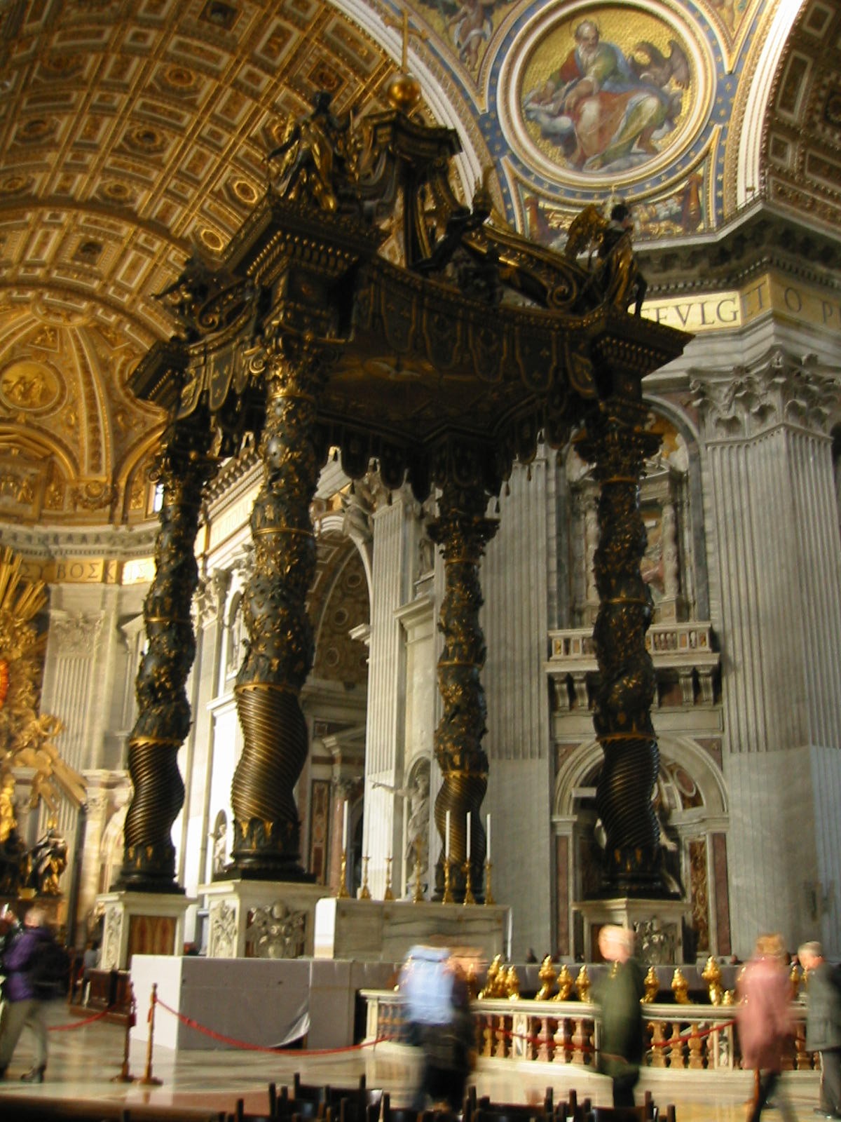 Only the Pope celebrates Mass at this altar