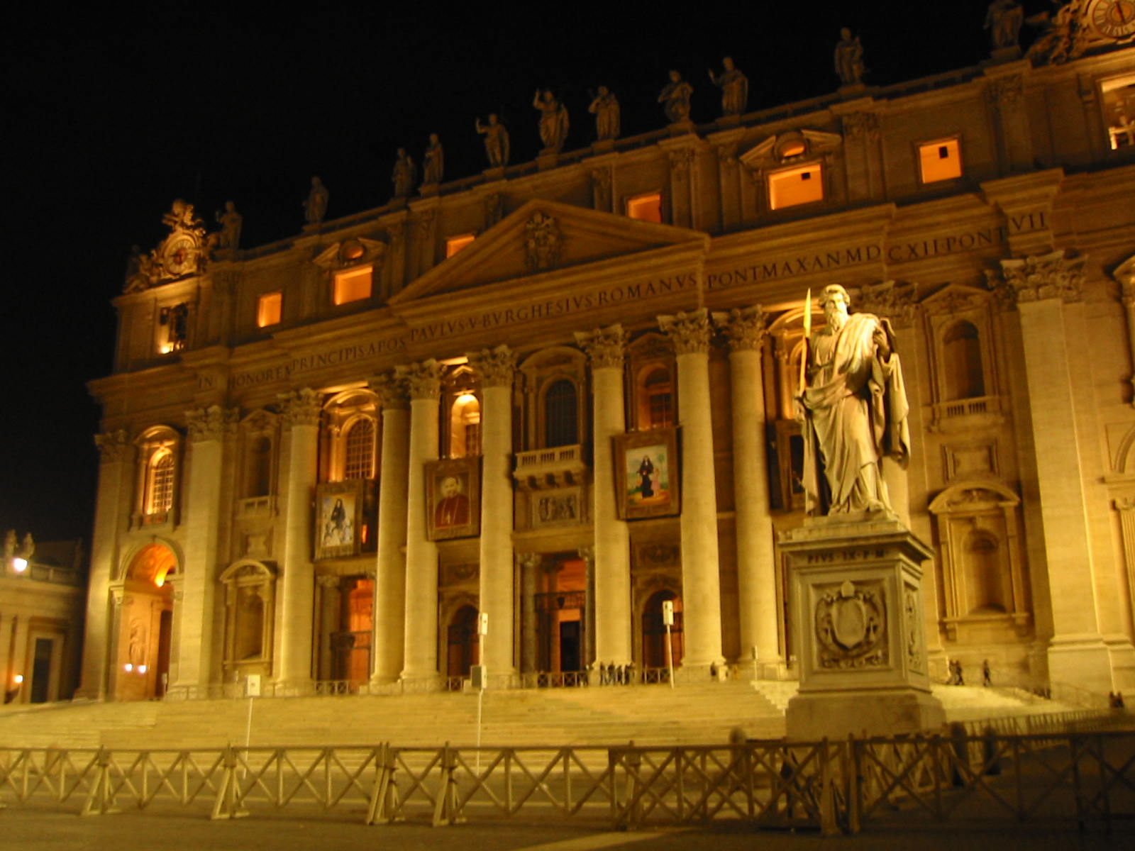 St. Peter's, at night